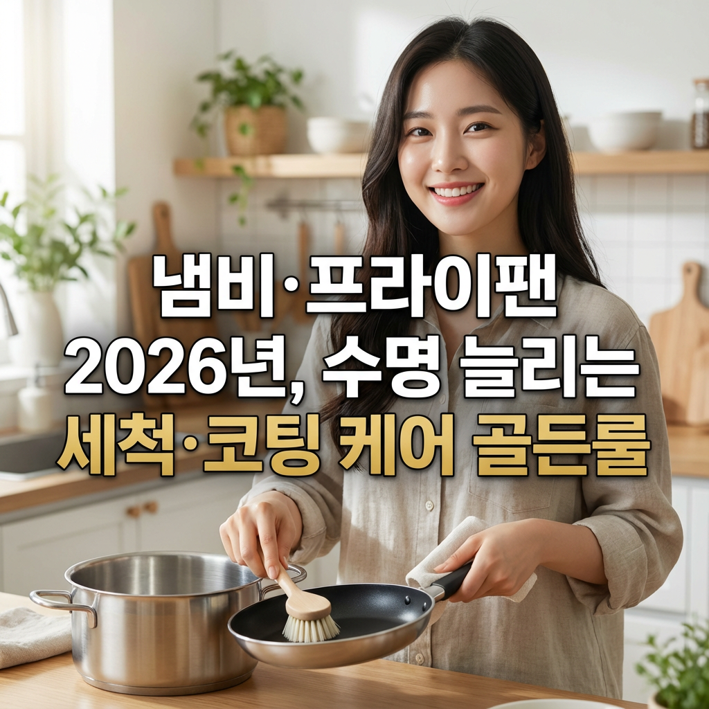 냄비&middot;프라이팬 2026년 ｜ 수명 늘리는 세척&middot;코팅 케어 골든룰