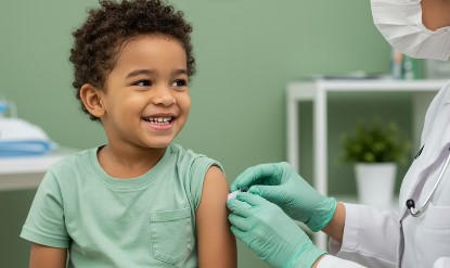 감기 예방접종중