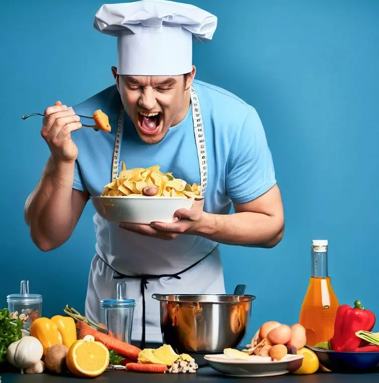 음식의 조리법과 양을 조절하기