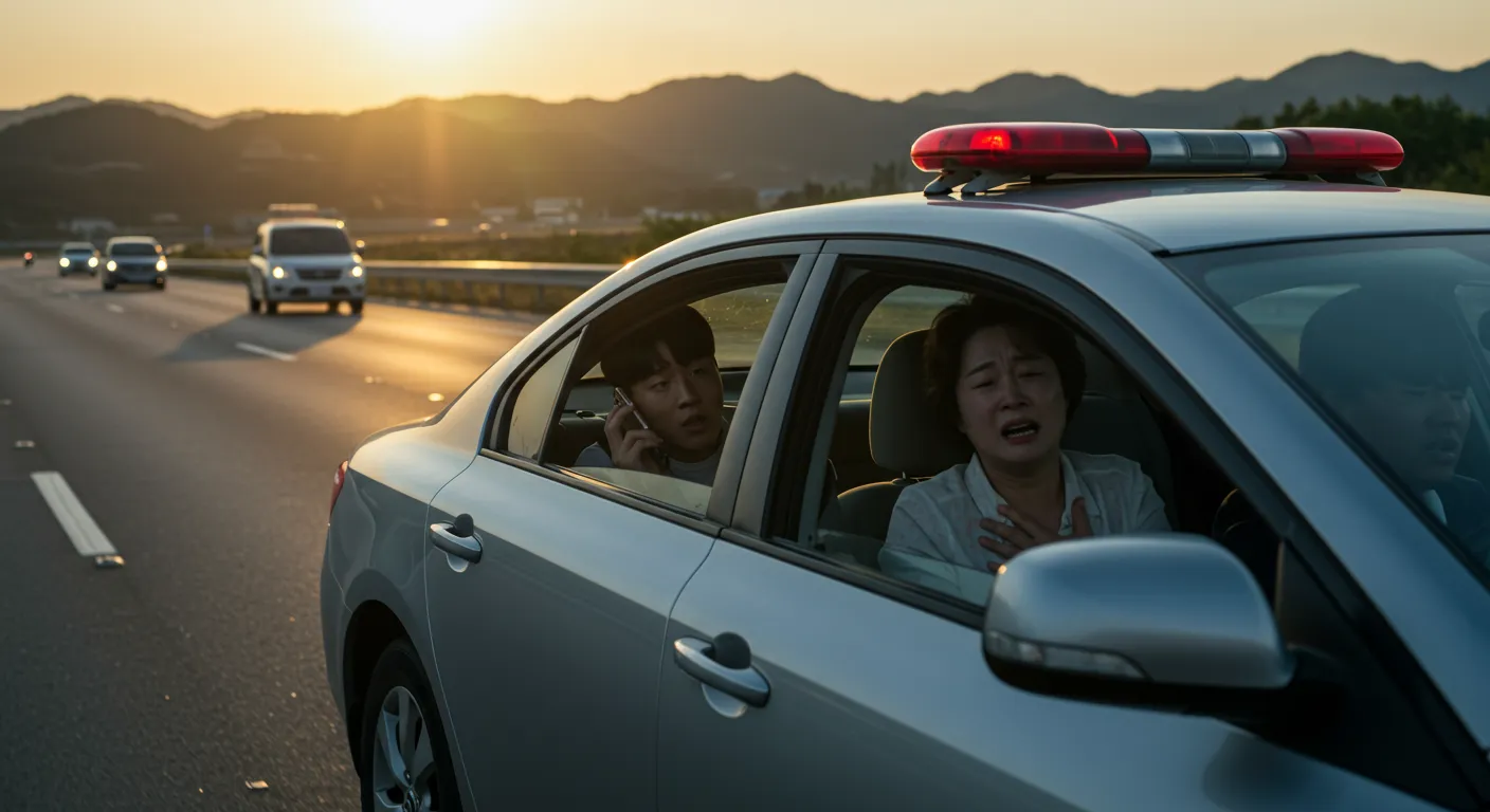 급정거 상황