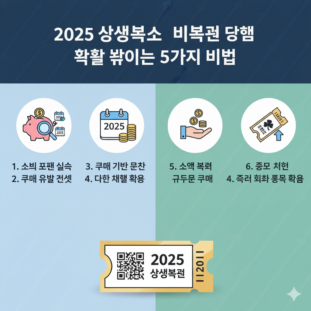 2025 상생소비복권 당첨확률
