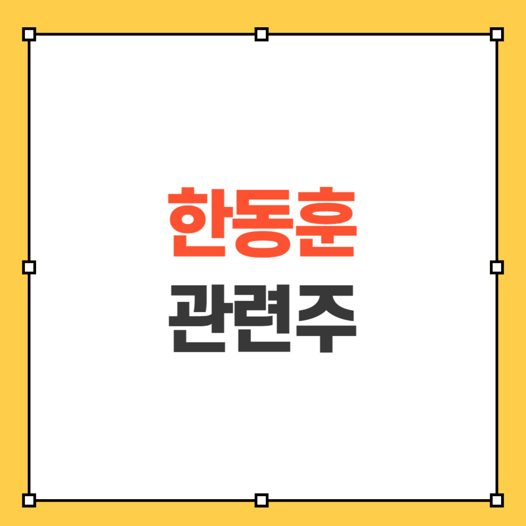 한동훈 관련주 썸네일