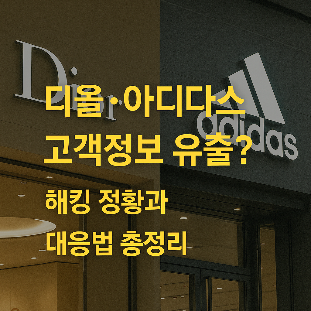 디올·아디다스 고객정보 유출? 해킹 정황과 대응법 총정리