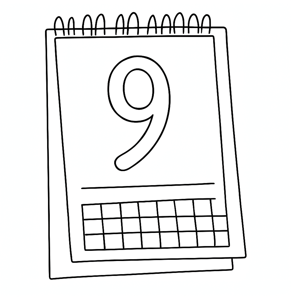 9월 색칠도안 이미지
