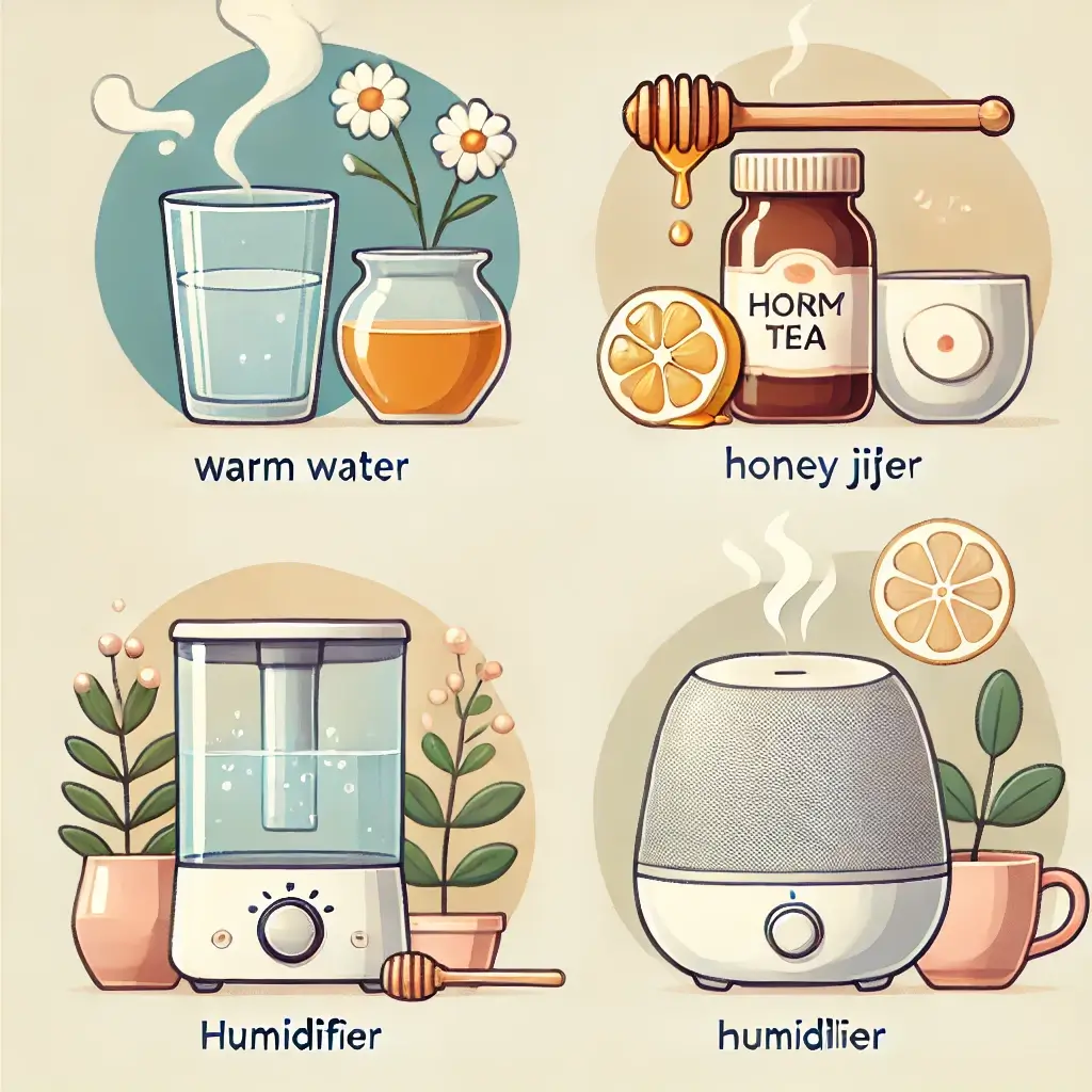 마른기침의 완화 방법