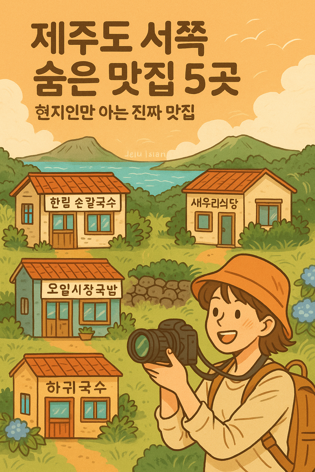 제주도 서쪽 숨은 맛집 5곳