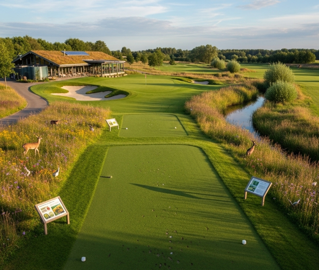 친환경 골프장 운영: 자연과 공존하는 지속 가능성 관련이미지