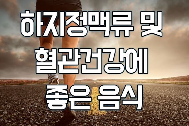 하지정맥류 및 혈관건강에 좋은 음식