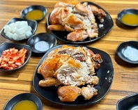 장작구이통닭