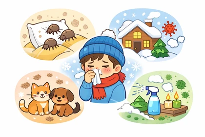 겨울철 알레르기 증상 원인 유형 정리13