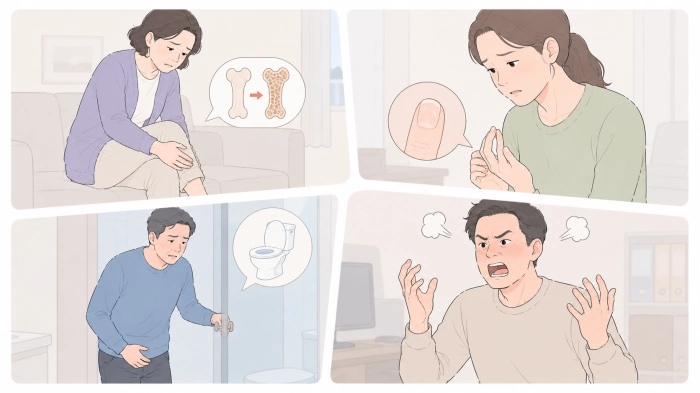갱년기 증상 30가지