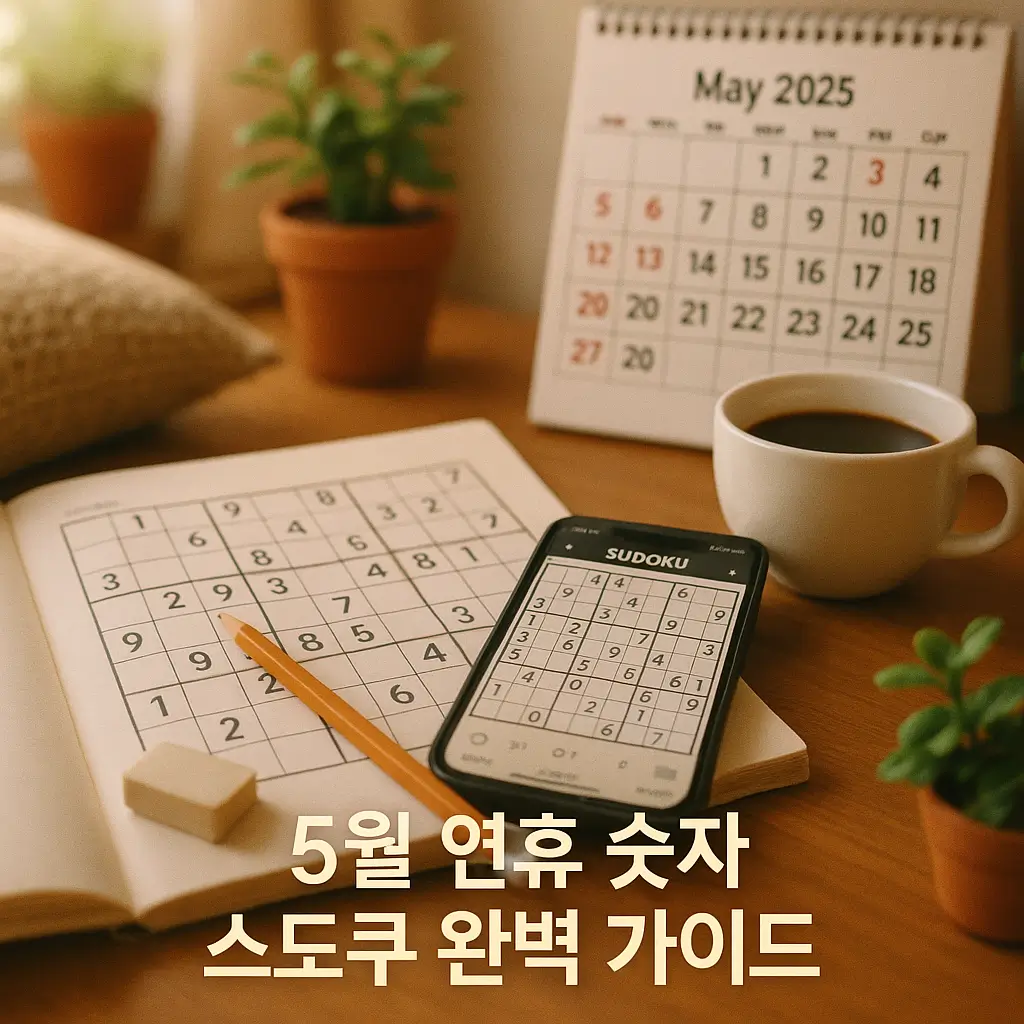 5월 연휴 숫자 스도쿠 완벽 가이드