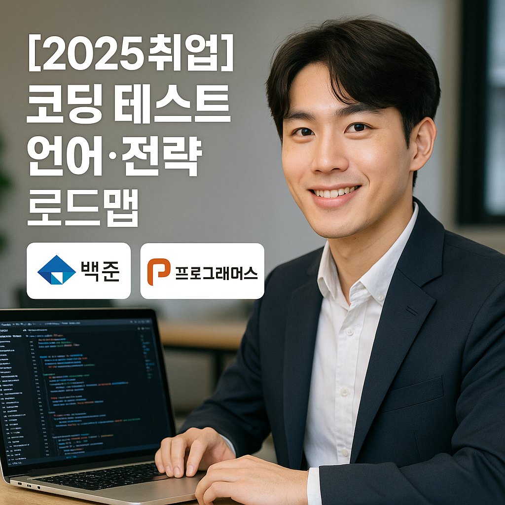 [2025 취업] 코딩 테스트 언어·전략 ｜ 백준·프로그래머스 로드맵