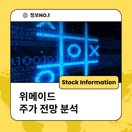 위메이드 주가 전망 분석 목표주가