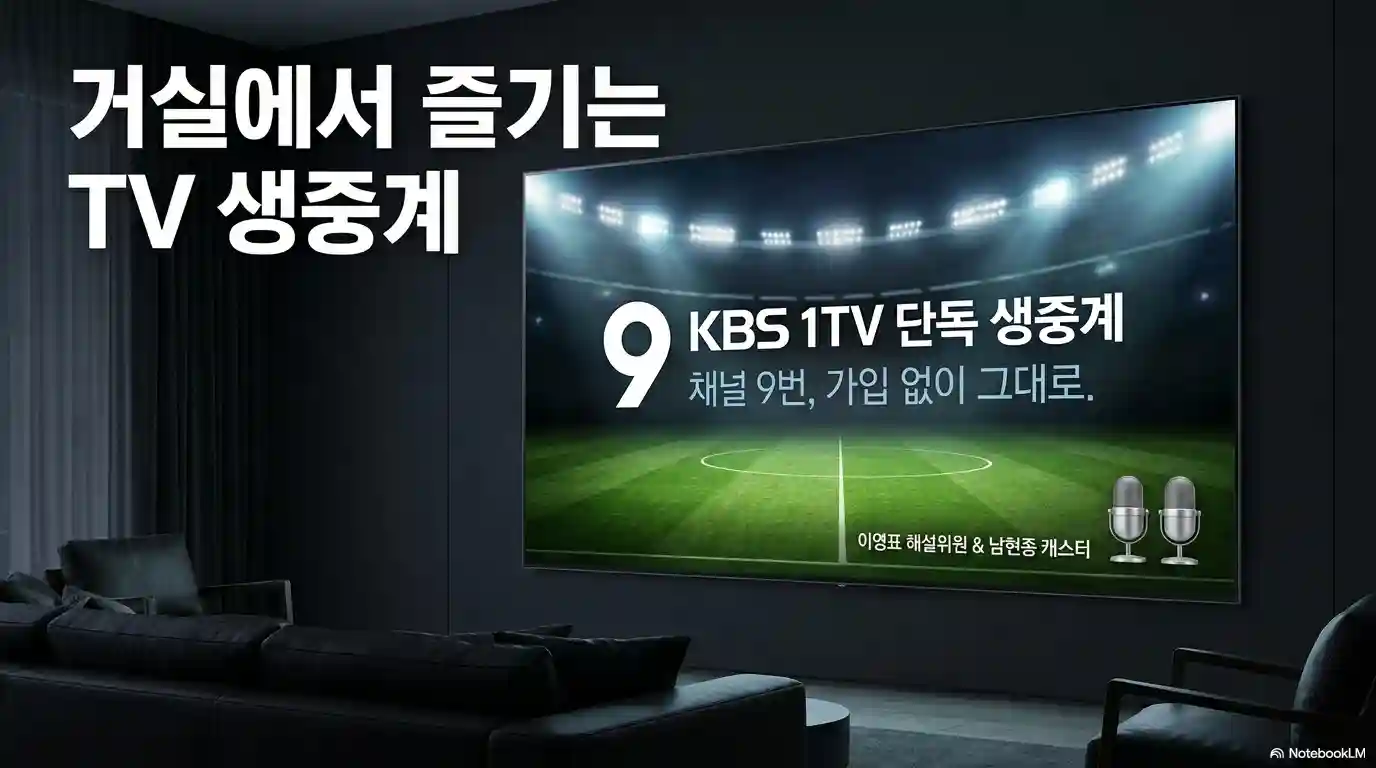 남북 여자축구 경기 TV로 보는 방법