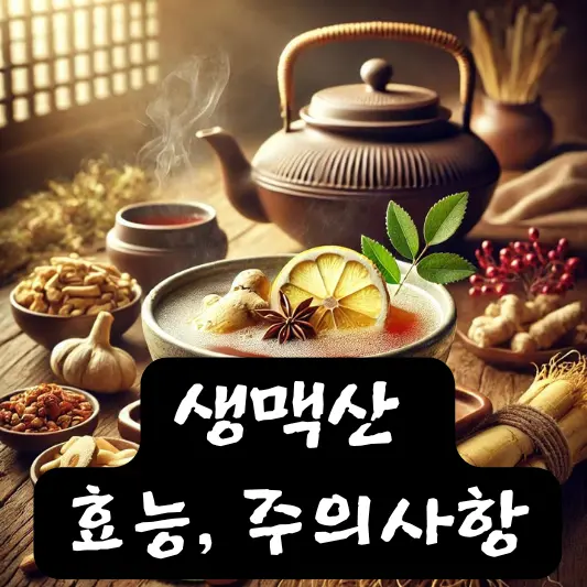 생맥산 효능 주의사항