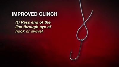 How to tie fishing line-Improved_Clinch_Knot