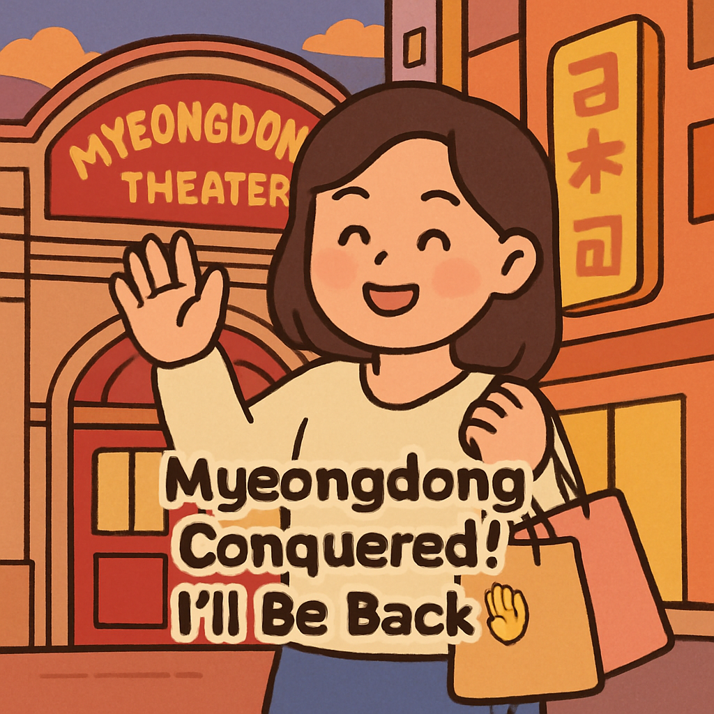 Myeongdong Conquered! I'll Be Back! 👋
