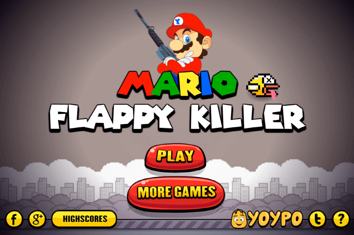 마리오-플래피-킬러-플래시게임-메인-화면