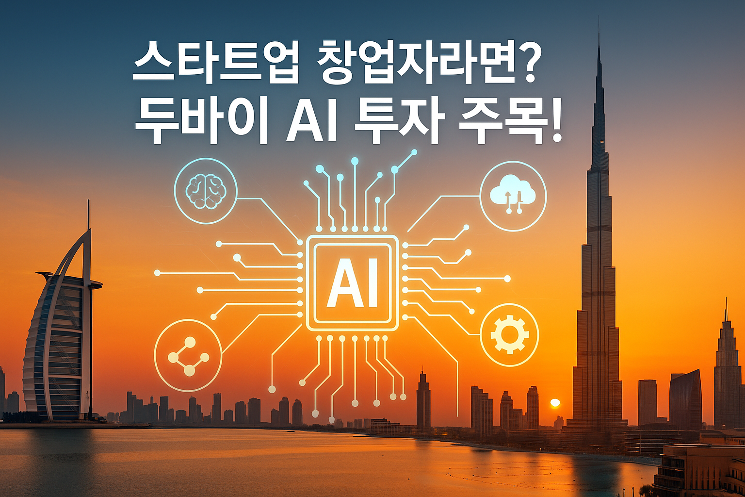 "스타트업 창업자라면? 두바이 AI 투자 주목!"에 대한 이미지입니다.