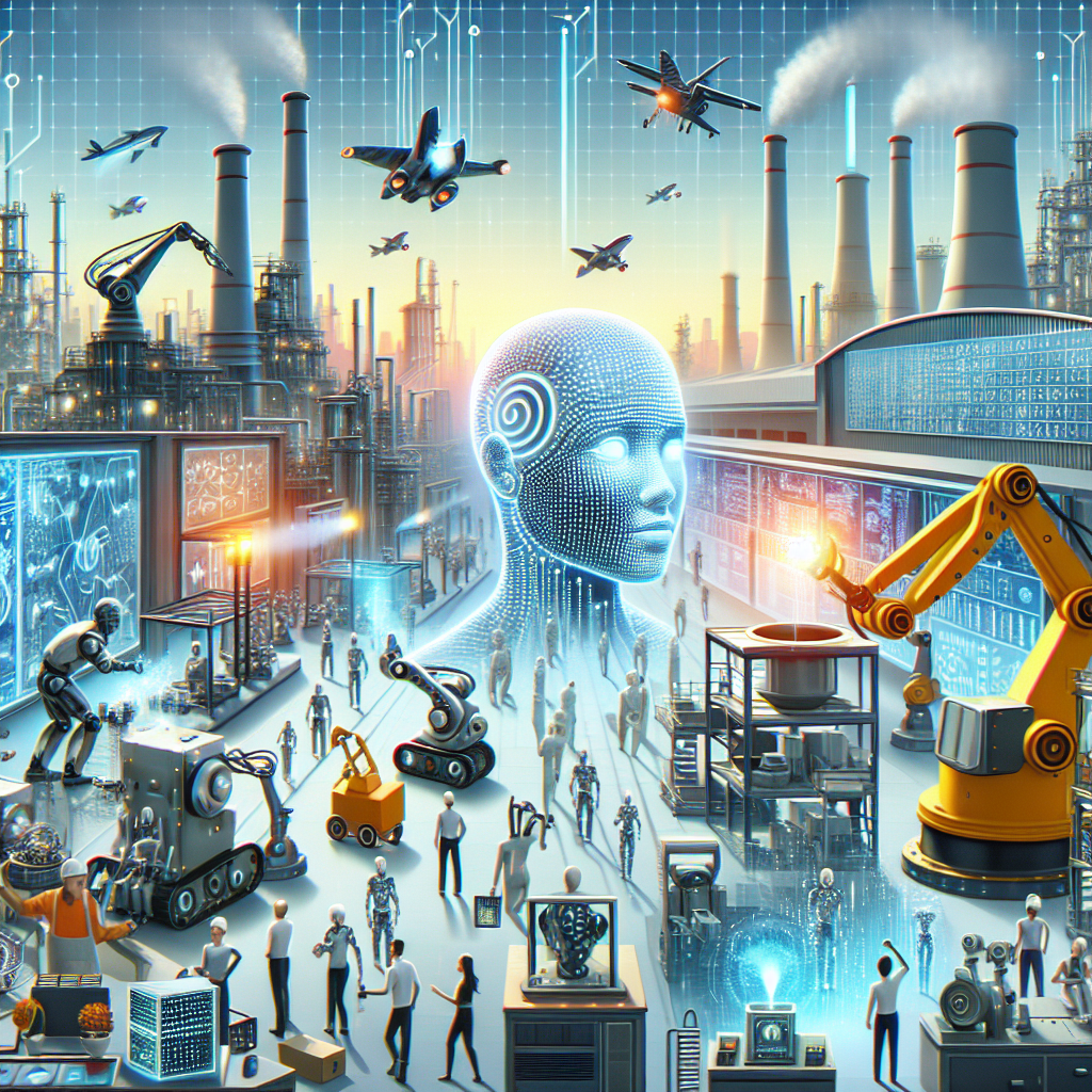 AI로 발전한 사회 모습