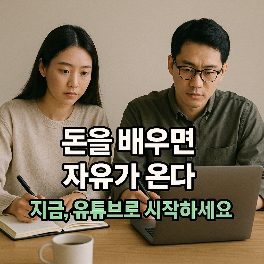 유튜브를 통해 돈을 배우는 청년들