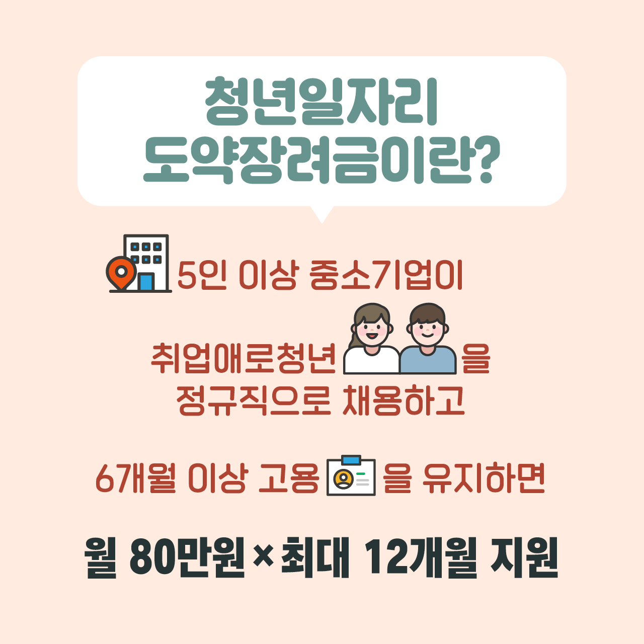 청년일자리 도약장려금