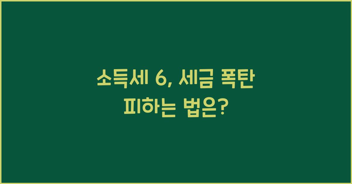 소득세 6