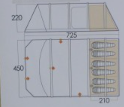 반고 에어텐트-타이가-사이즈