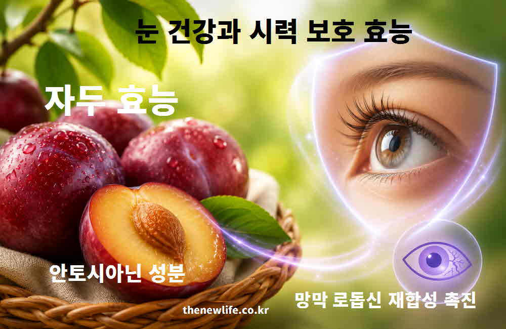 자두 효능 눈 건강 시력 보호