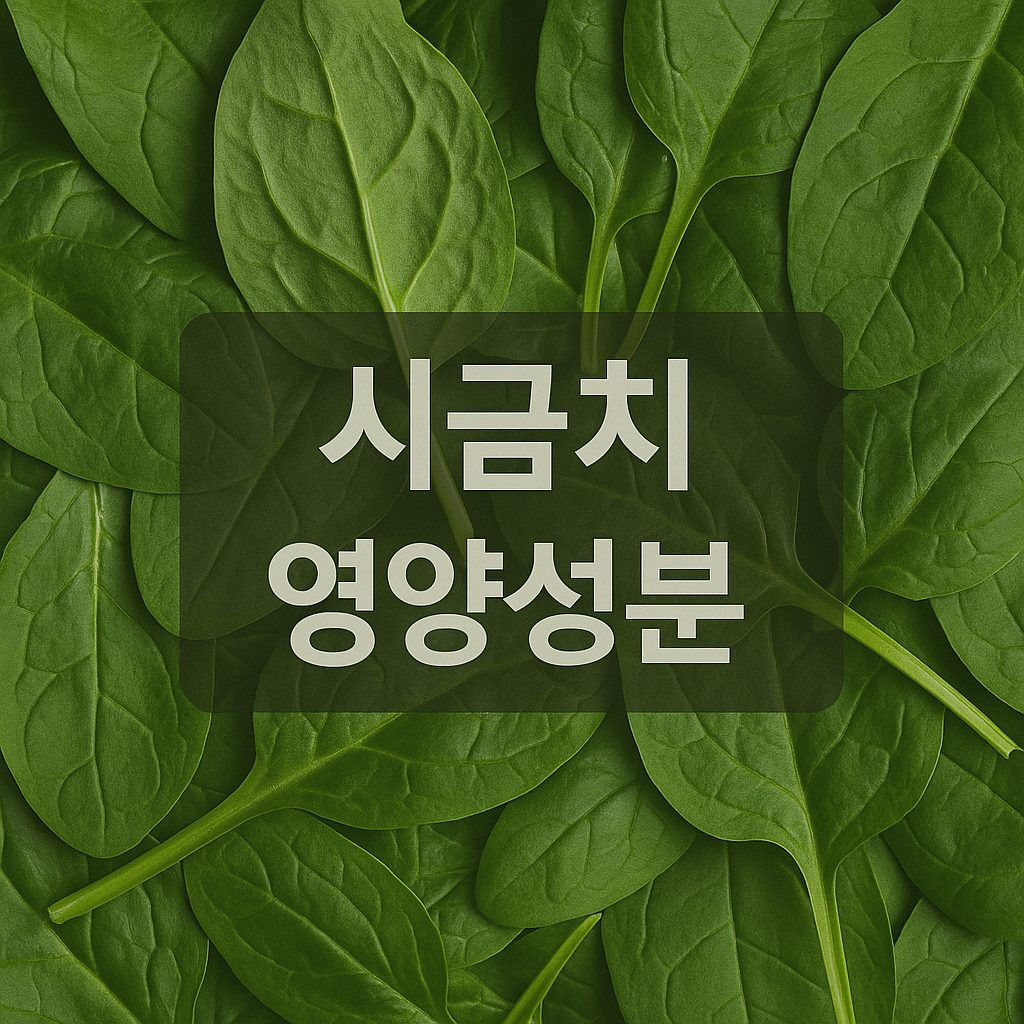 시금치 영양성분