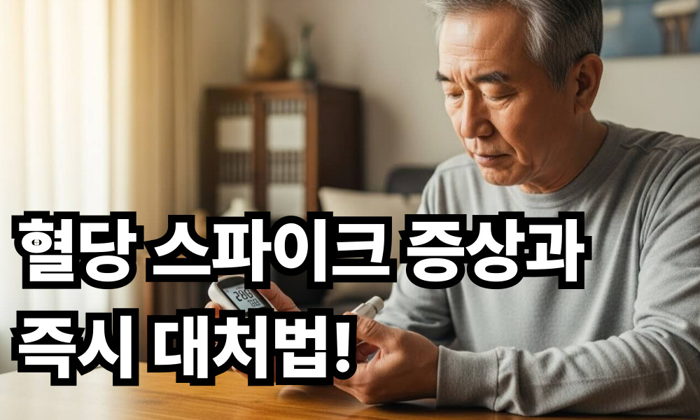혈당 스파이크 증상 사진 1