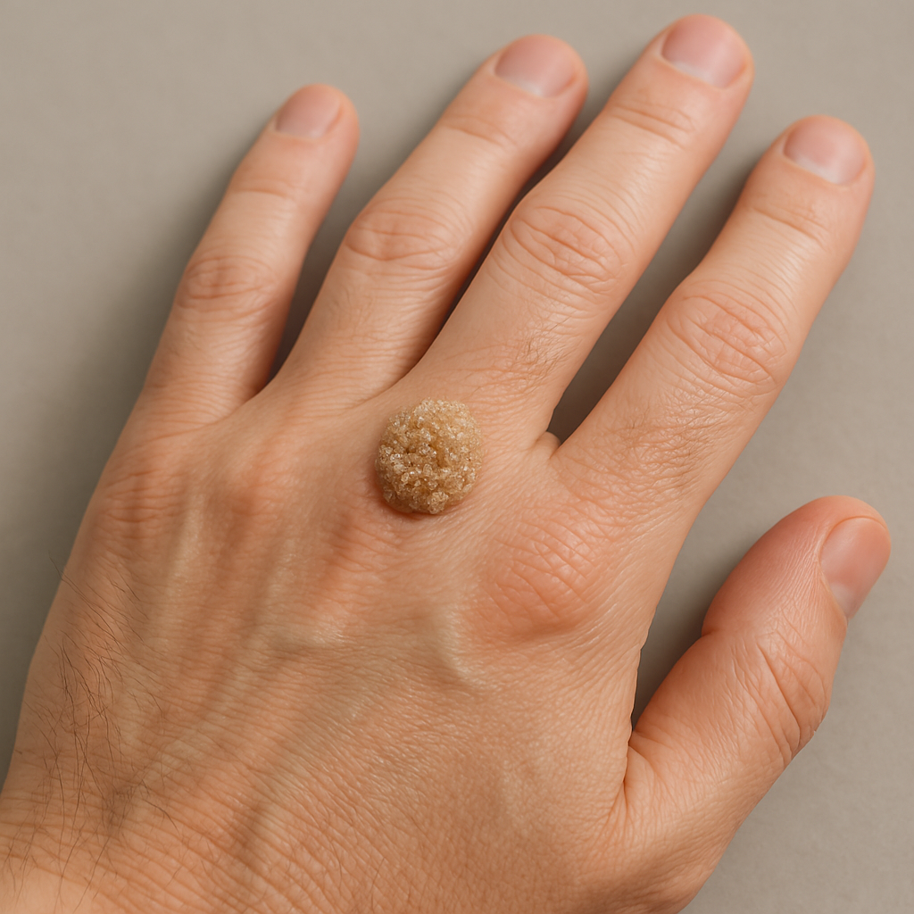 손에 난 사마귀