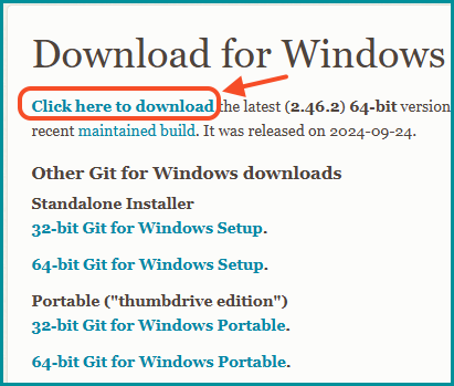 Downloads for Windows
(Click here to download) ←