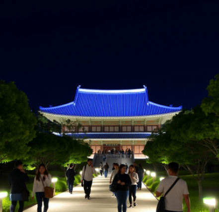 청와대야간개방그림