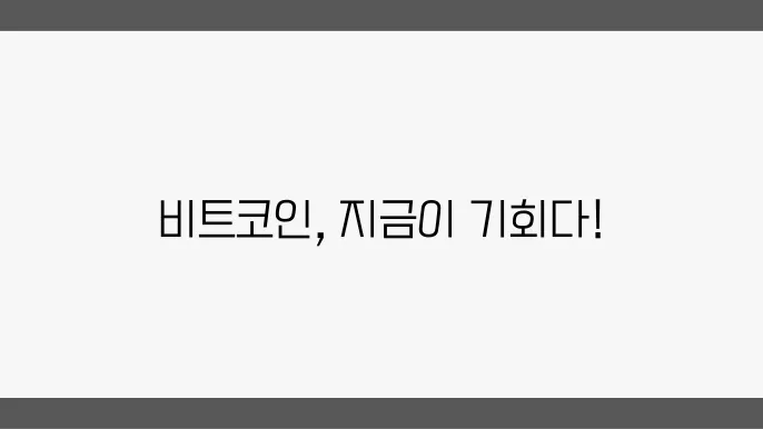 븤트코인시세: 실시간 가격 돕향과 투자 전략