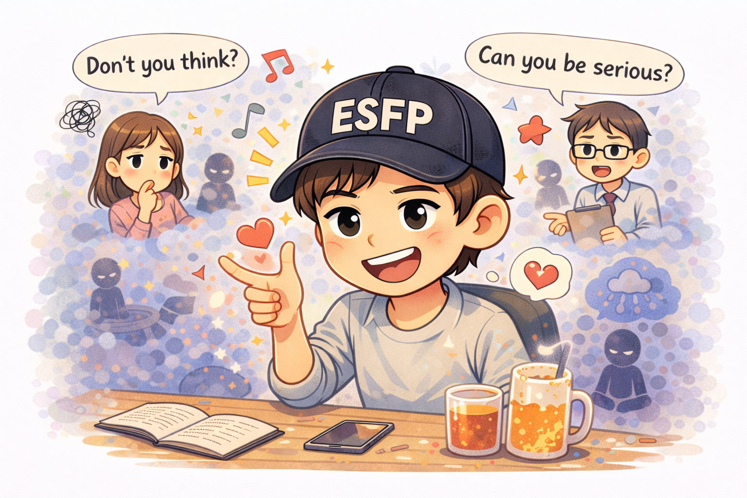 ESFP가 가볍게 보이는 이유