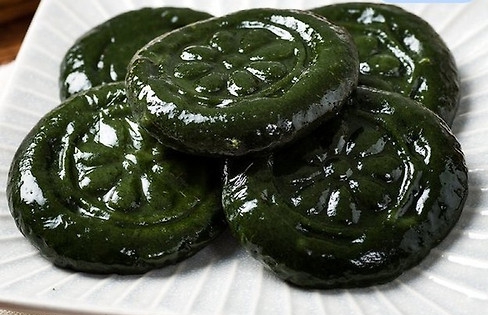 한국의 떡 종류 모시떡