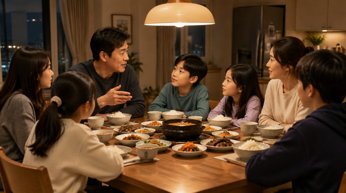 식탁에 둘러앉아 털어놓은 이야기, 아이들 앞에서 넘어진 날