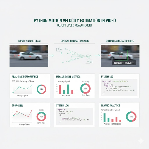 Python으로 영상 내 객체의 속도 측정(Motion Velocity Estimation) 완전 정복