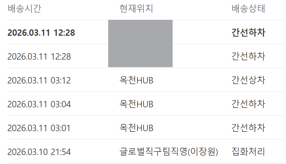 네이버 택배조회