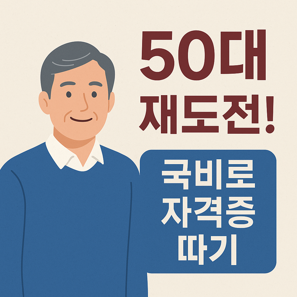 50대라면 꼭 알아야 할 국비지원 무료교육 TOP 5 자격증