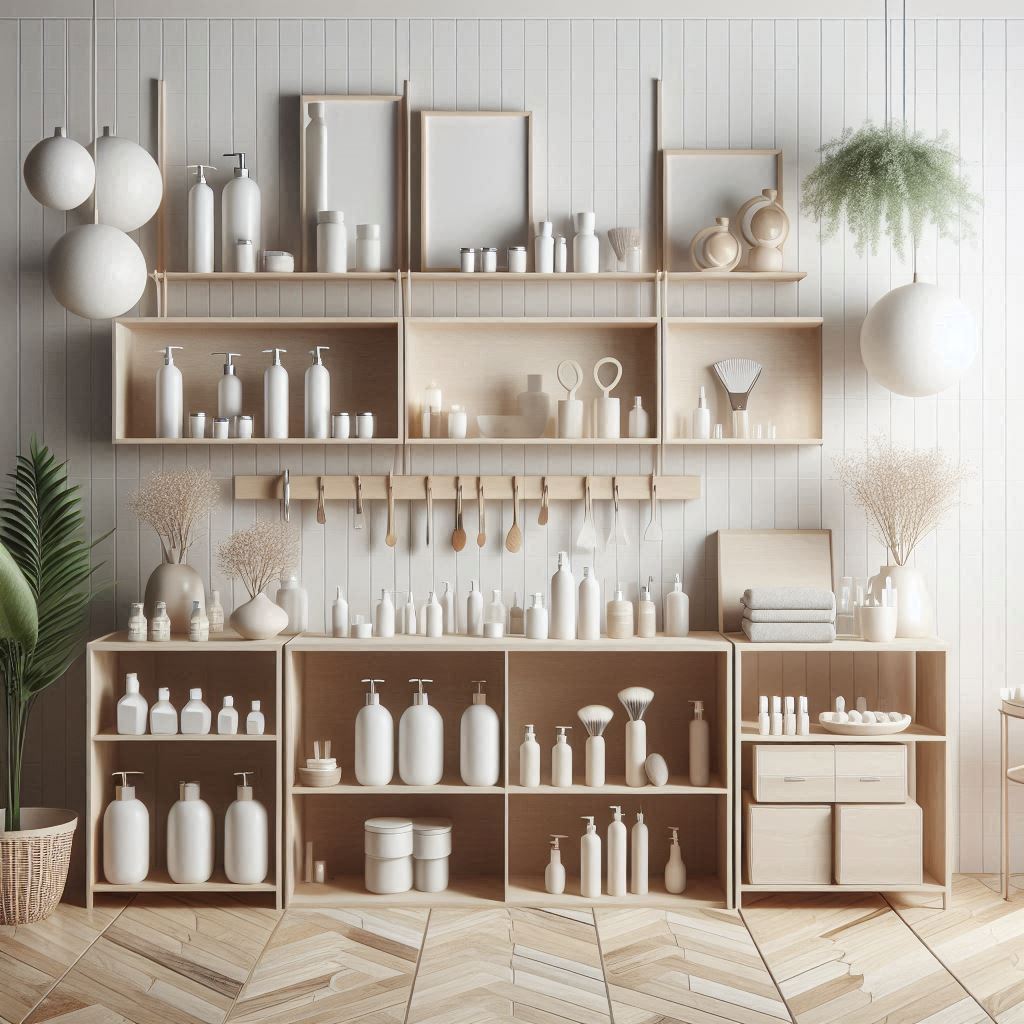 피부,체형관리 샵 배경