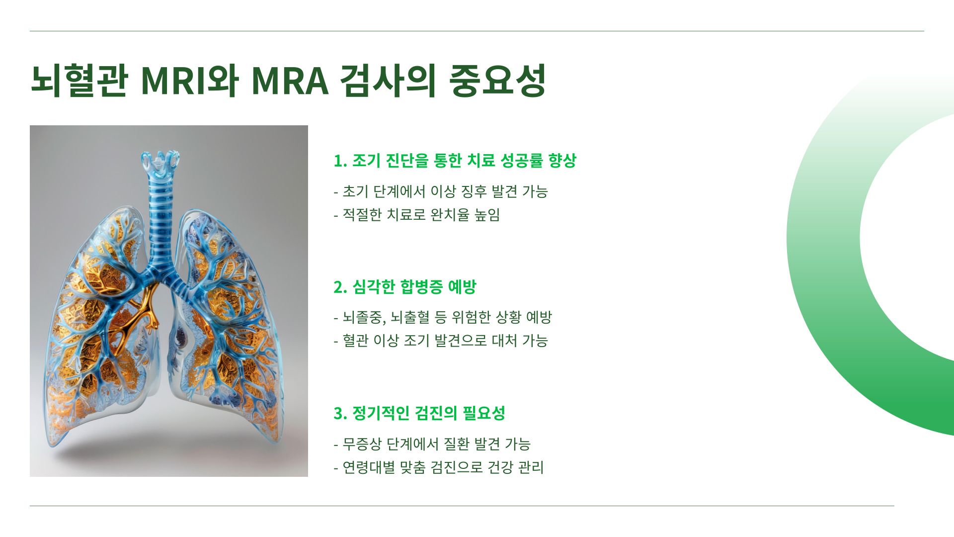 뇌혈관 MRI 비용 MRA 검사