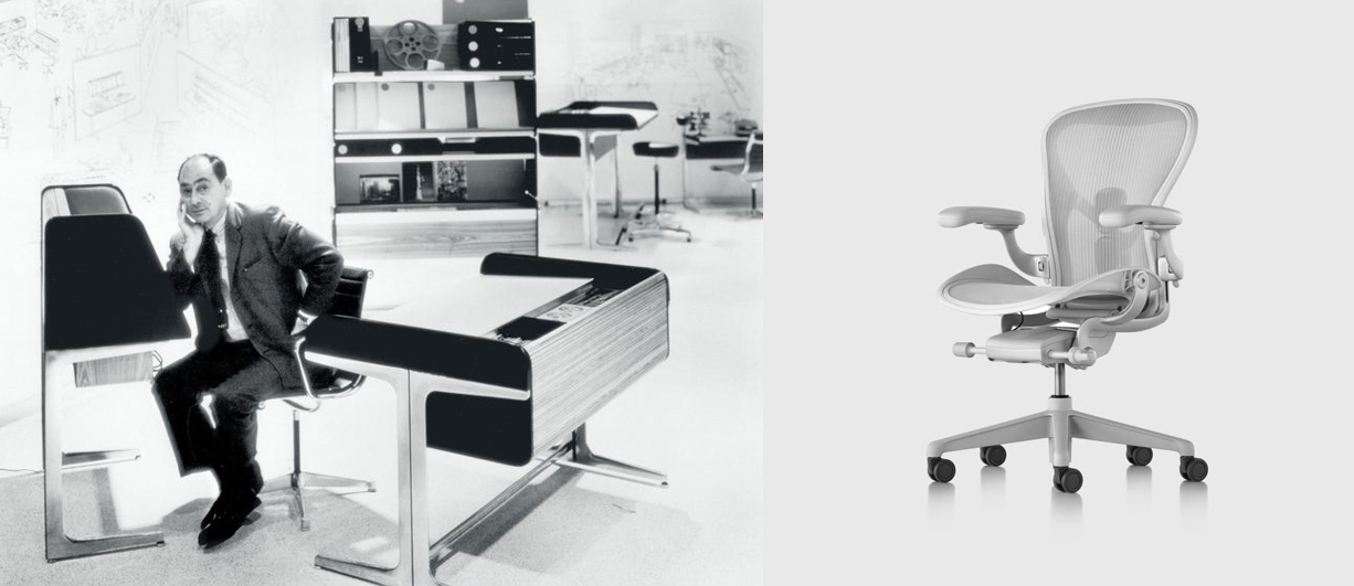 허먼밀러와 대표의자 이미지