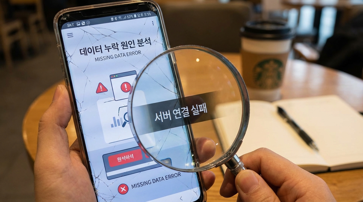 통신비 환급 조회 실패 원인 분석 그래픽