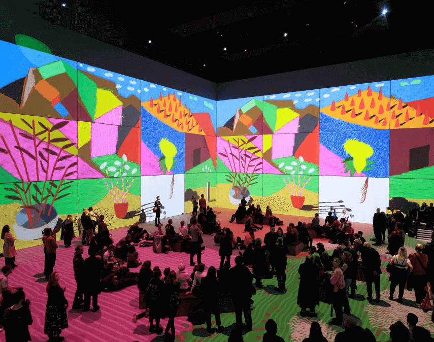 데이비드 호크니 미디어아트 전시