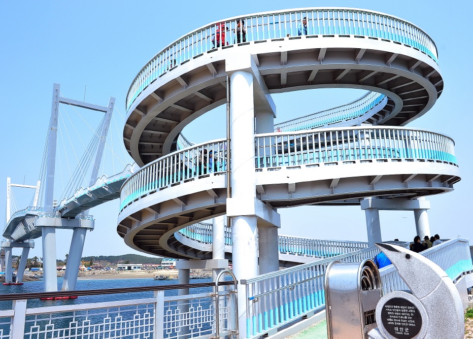 대하랑 꽃게랑 인도교