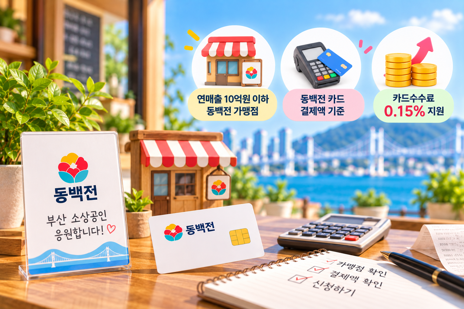 부산 동백전 카드 수수료지원금