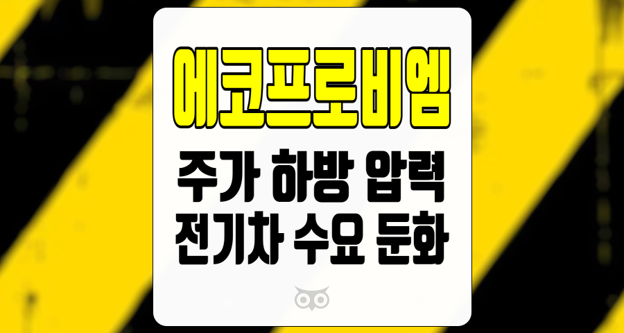 에코프로비엠, 전기차 시장의 변화에 따른 투자 전략